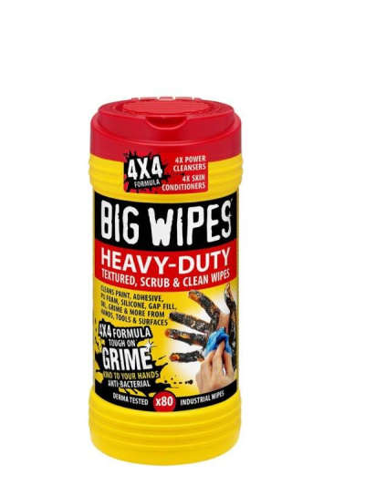 Scrub- en reinigingsdoekjes (Big Wipes)